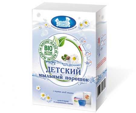 Детский мыльный порошок 800 гр Наша мама 11870 