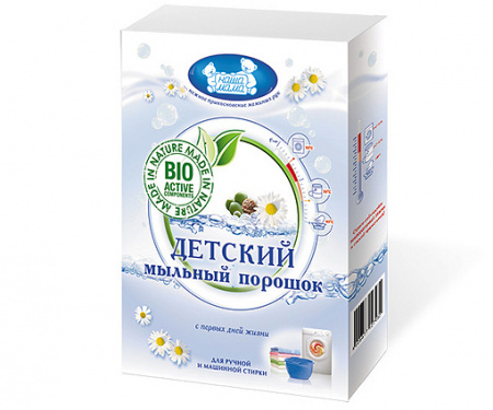 Детский мыльный порошок 380 гр Наша мама 11380 